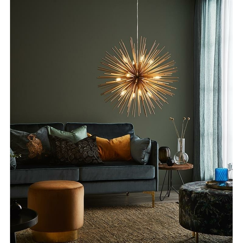 Hanging lamp SOLEIL 20W gold 107752 MARKSLOJD