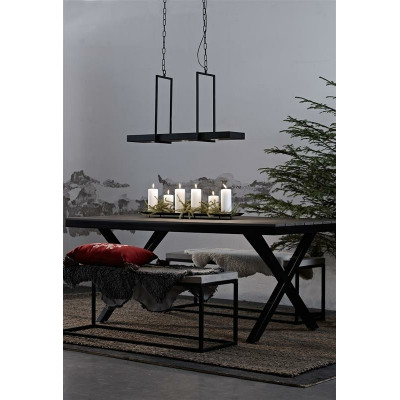 Hanging lamp TRAY 3x3W Black 105780 Markslojd
