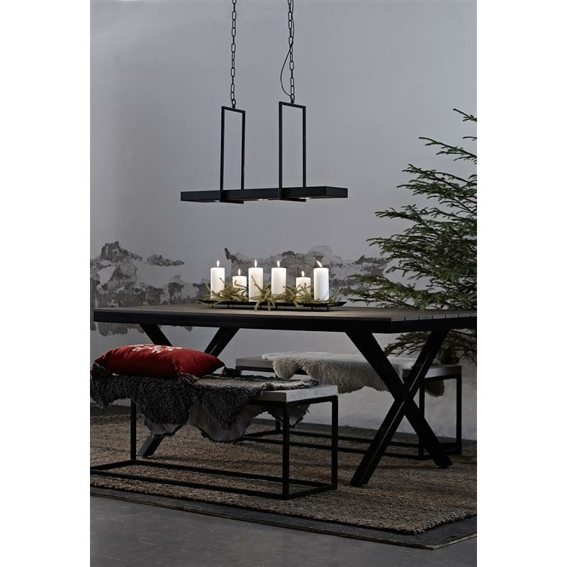 Hanging lamp TRAY 3x3W Black 105780 Markslojd