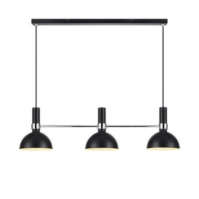 Hanging lamp LARRY 60W Black / Chrome 106855 Markslojd
