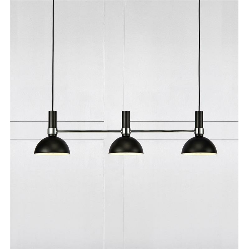Hanging lamp LARRY 60W Black / Chrome 106855 Markslojd
