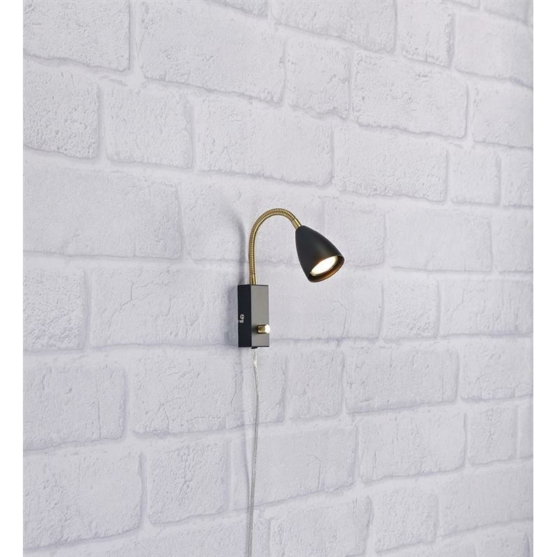 CIRO Lamp Wall Lamp 7W Flex Black 106589 MARKSLOJD