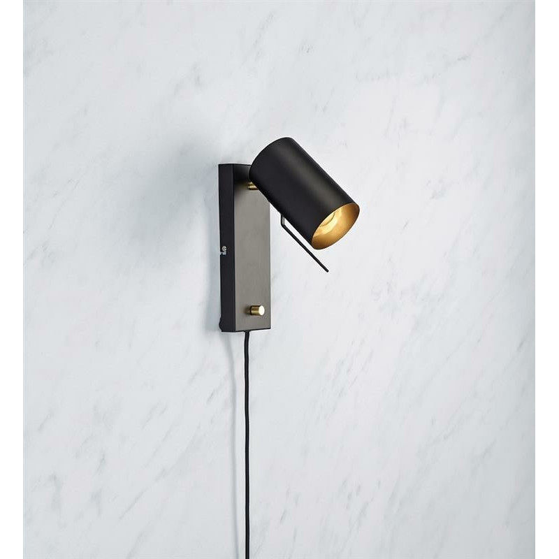 Lamp CARRIE Wall 35W Black 106587 MARKSLOJD