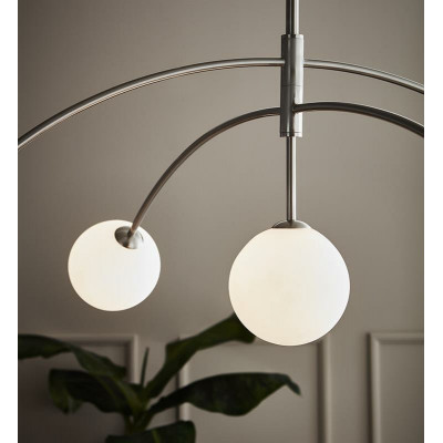 Lampa wisząca HEAVEN 5x28W Stal/Biały 107559 MARKSLOJD