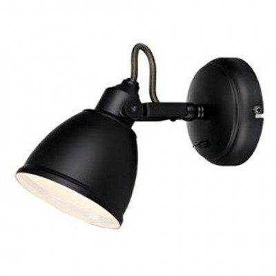 Wall lamp FJÄLLBACKA 40W E14 black matt 105814 MARKSLOJD
