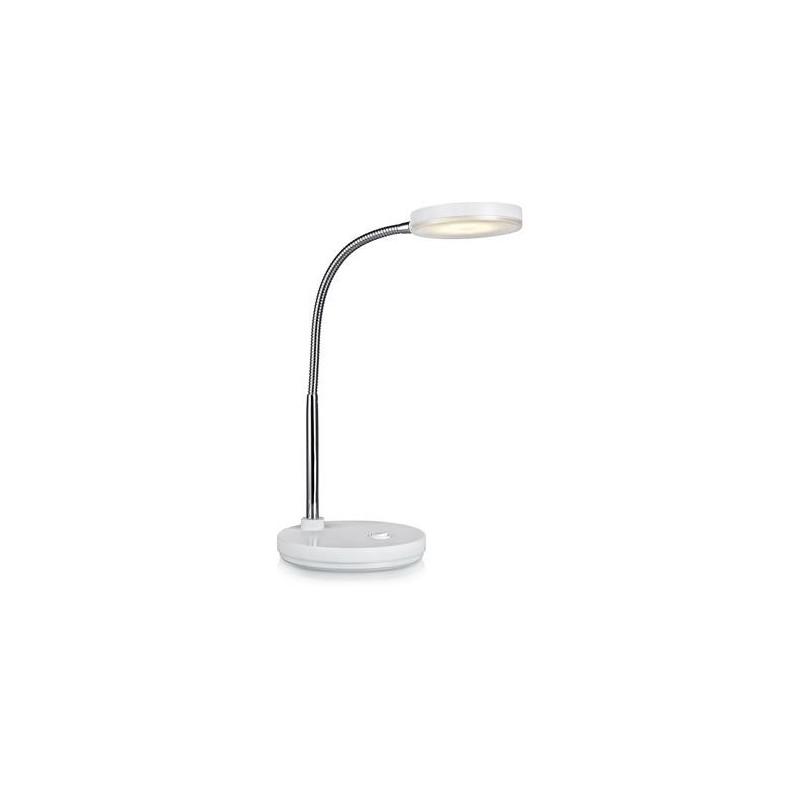 Floor lamp FLEX 5W LED White / Chrome 106464 Table Lamp FLEX 5W LED White / Chrome 106466 MARKSLOJD
