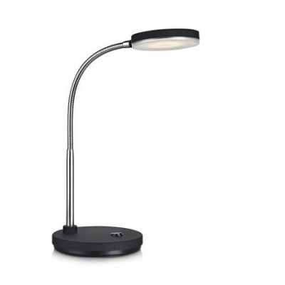 Lampa biurkowa FLEX 5W LED czarna/Chrom 106467 MARKSLOJD