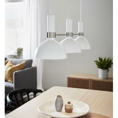 Hanging lamp LARRY 3x60W white / steel 107500 Markslojd