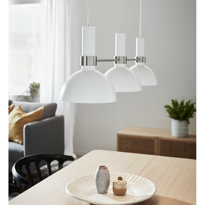 Hanging lamp LARRY 3x60W white / steel 107500 Markslojd