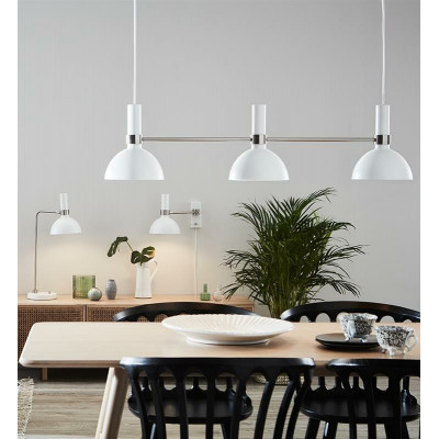 Hanging lamp LARRY 3x60W white / steel 107500 Markslojd