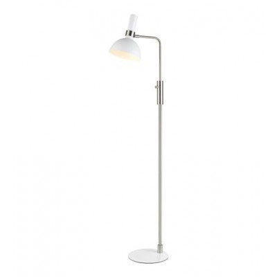 Floor lamp LARRY 60W White / Steel 107501 MARKSLOJD