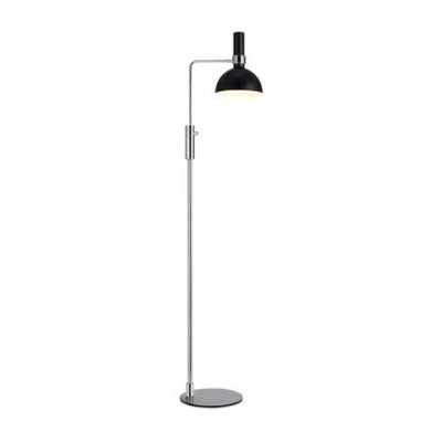 Floor lamp LARRY 60W black / chrome 106857 MARKSLOJD