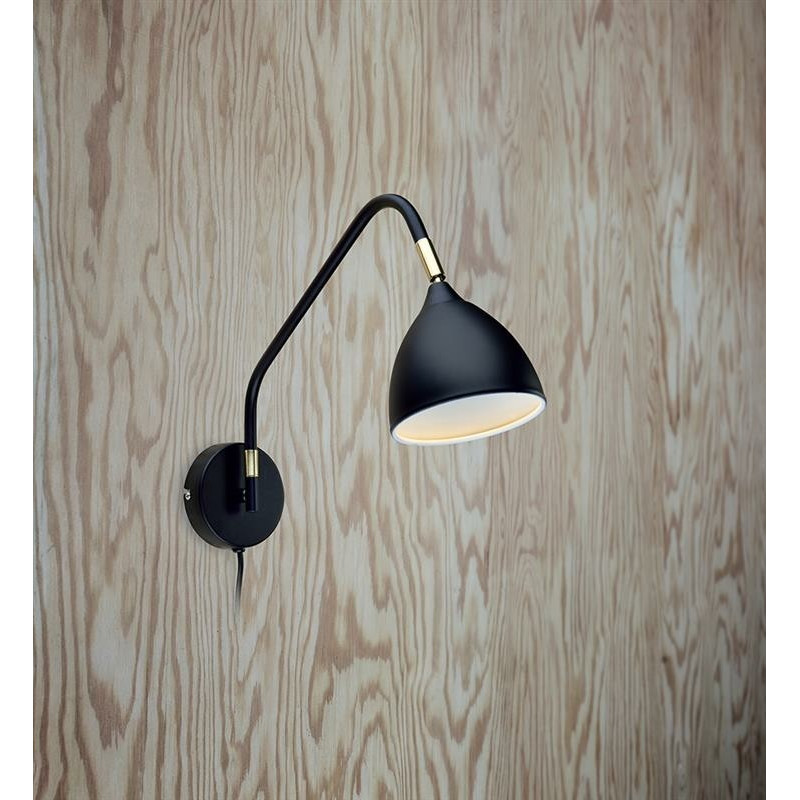 Wall lamp VALENCIA Wall lamp 6W GU10 Black / Gold 106081 MARKSLOJD