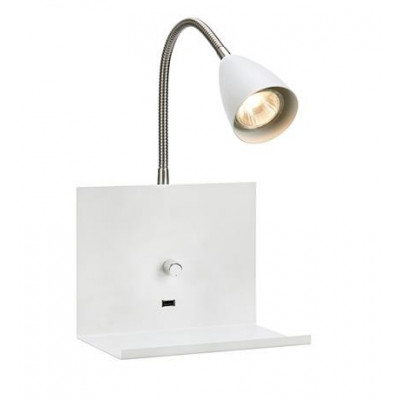 Wall lamp LOGI 7W White 107140 MARKSLOJD