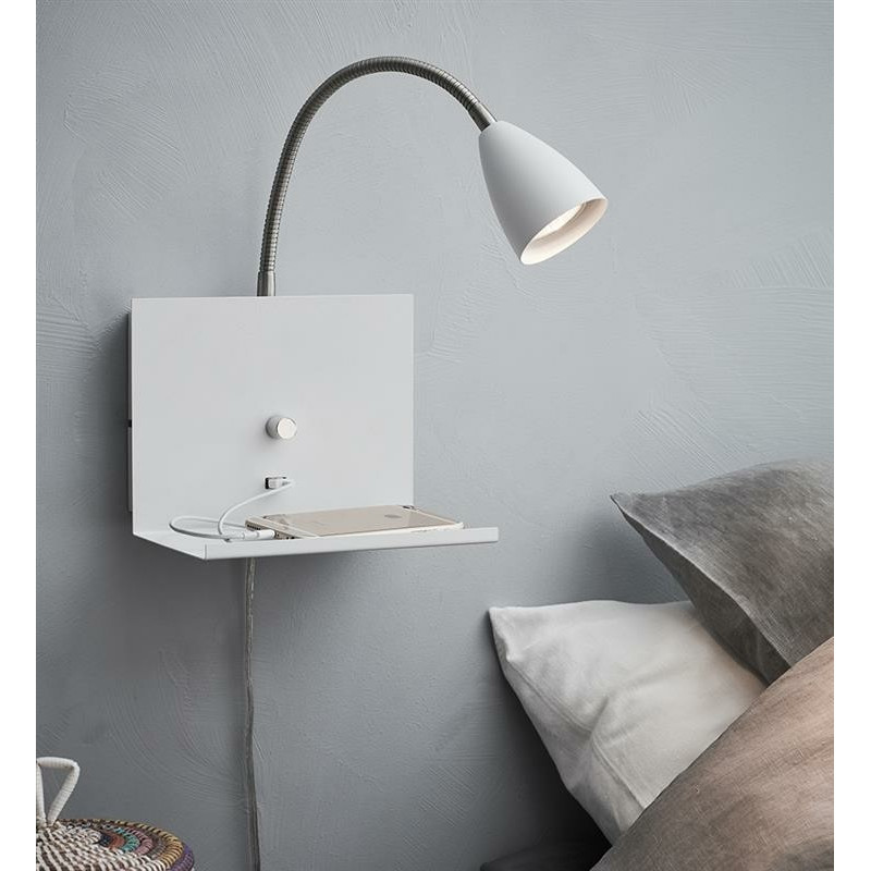 Wall lamp LOGI 7W White 107140 MARKSLOJD