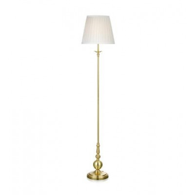 Floor lamp IMPERIA 60W E27 Gold Brushed / White 106322 MARKSLOJD