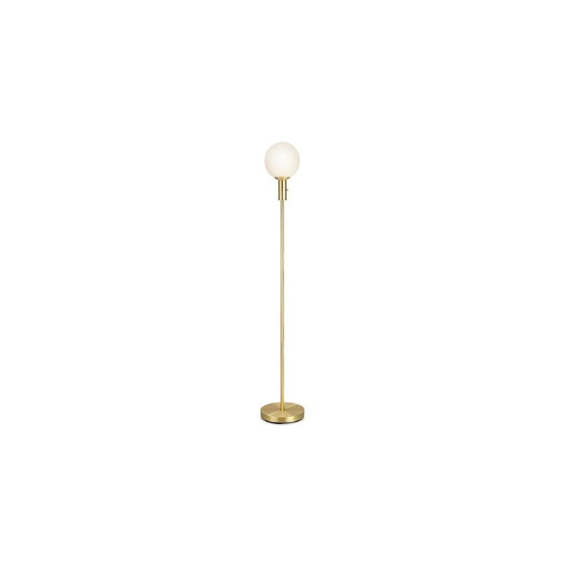 Floor lamp MINNA E14 40W Brushed Brass / White 106867 MARKSLOJD