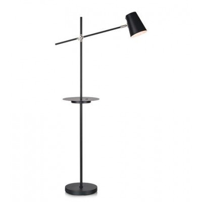 Floor lamp LINEAR 40W E14 USB Black 107307 MARKSLOJD
