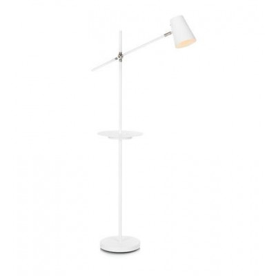 Floor lamp LINEAR 40W E14 USB white 107308 MARKSLOJD