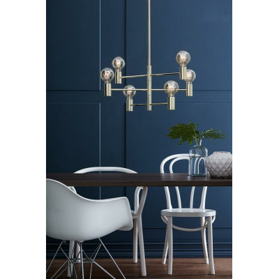 Hanging lamp CAPITAL 6x60W chrome 106419 MARKSLOJD