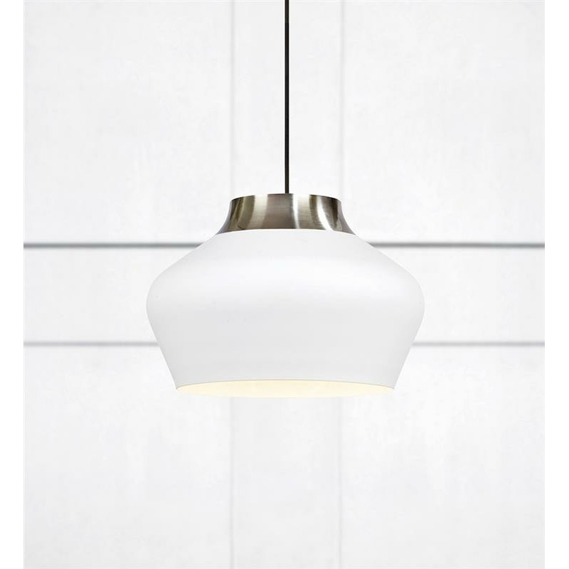 Hanging Lamp KOM 60W white/ Steel 107379 MARKSLOJD