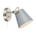 Wall lamp TRIBE 40W E14 white / steel 107395 MARKSLOJD