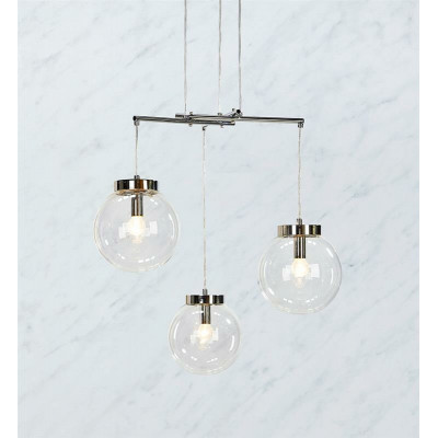 Lampa wisząca SICILY 40W E14 chrom 107015 MARKSLOJD