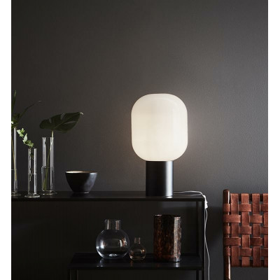 Lampa Stołowa BROOKLYN 60W 44cm czarna/biała 107482 Markslojd