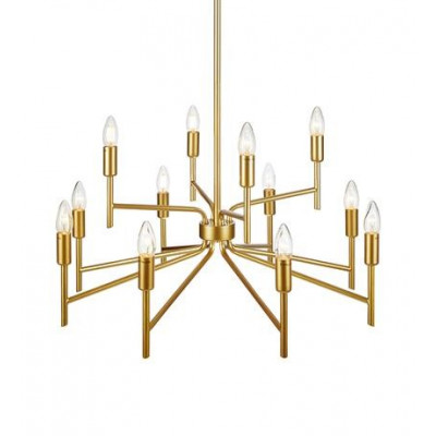 Lampa wisząca REGENT 12x40W E14 złota 108106 MARKSLOJD