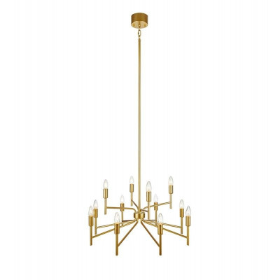 Lampa wisząca REGENT 12x40W E14 złota 108106 MARKSLOJD