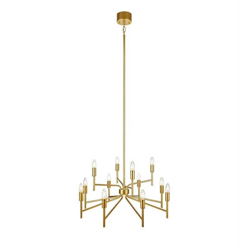 Hanging lamp REGENT 12x40W E14 gold 108106  MARKSLOJD