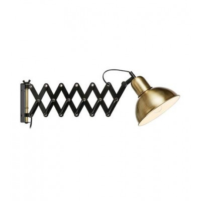 Wall lamp RIGGS 60W E27 black / antique 108104 MARKSLOJD