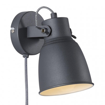 Wall lamp Adrian 25W E27 black 48801011 Nordlux