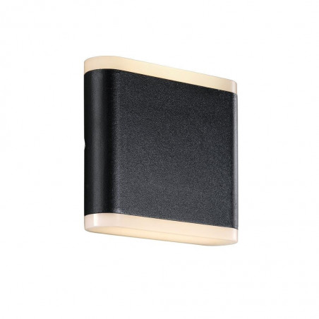 Outdoor wall lamp Akron 11 black and white with an integrated LED panel IP54 Nordlux