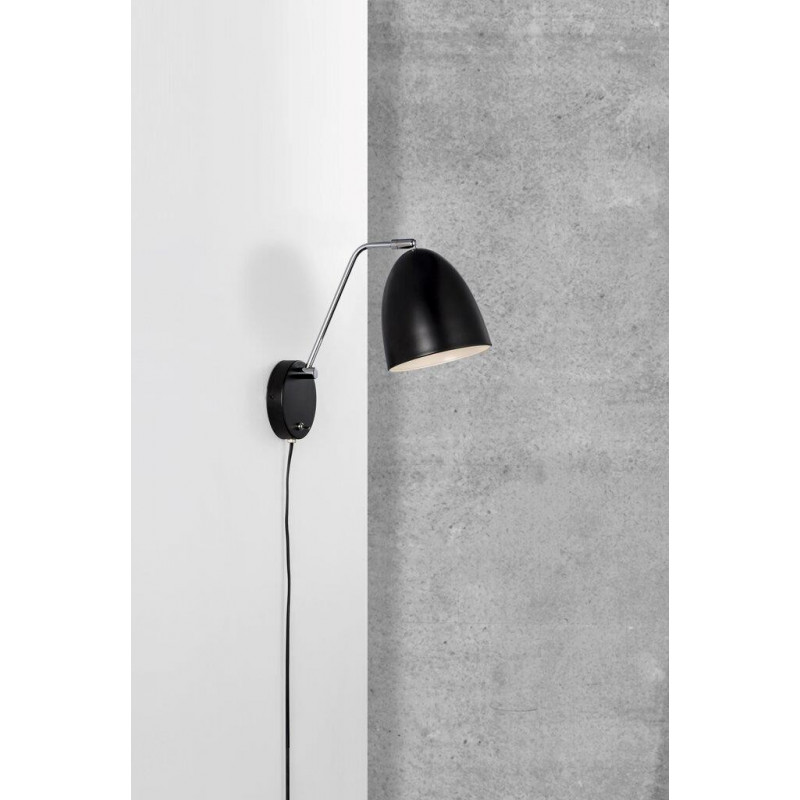 Wall lamp Alexander E27 15W black 48621003 Nordlux