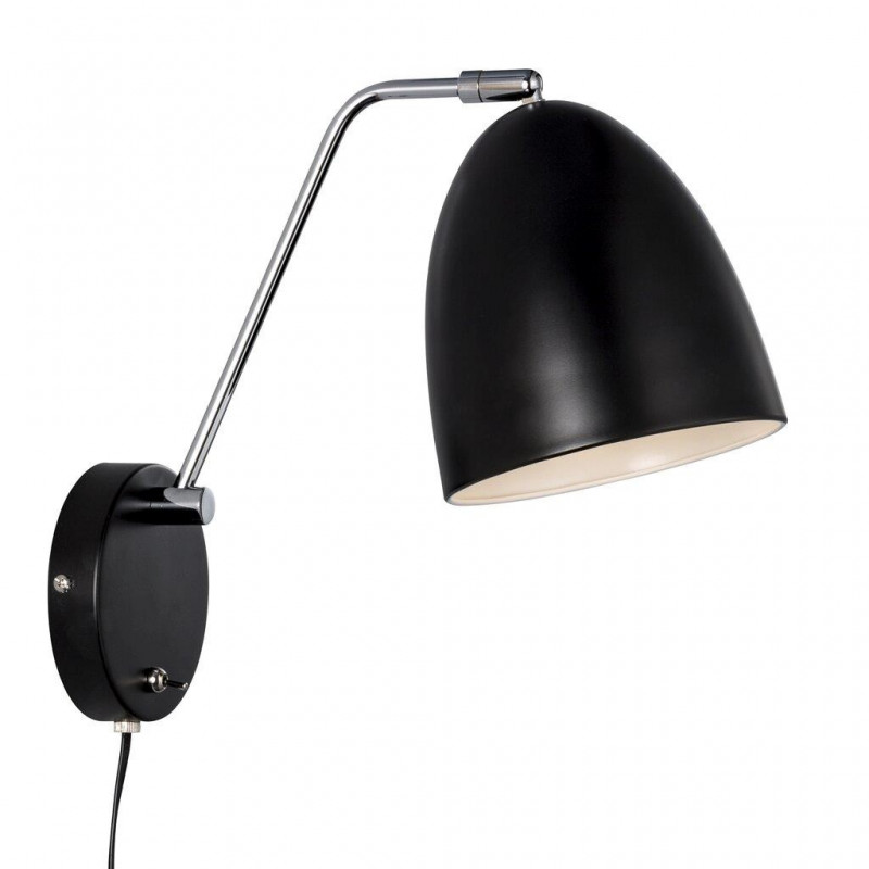 Wall lamp Alexander E27 15W black 48621003 Nordlux