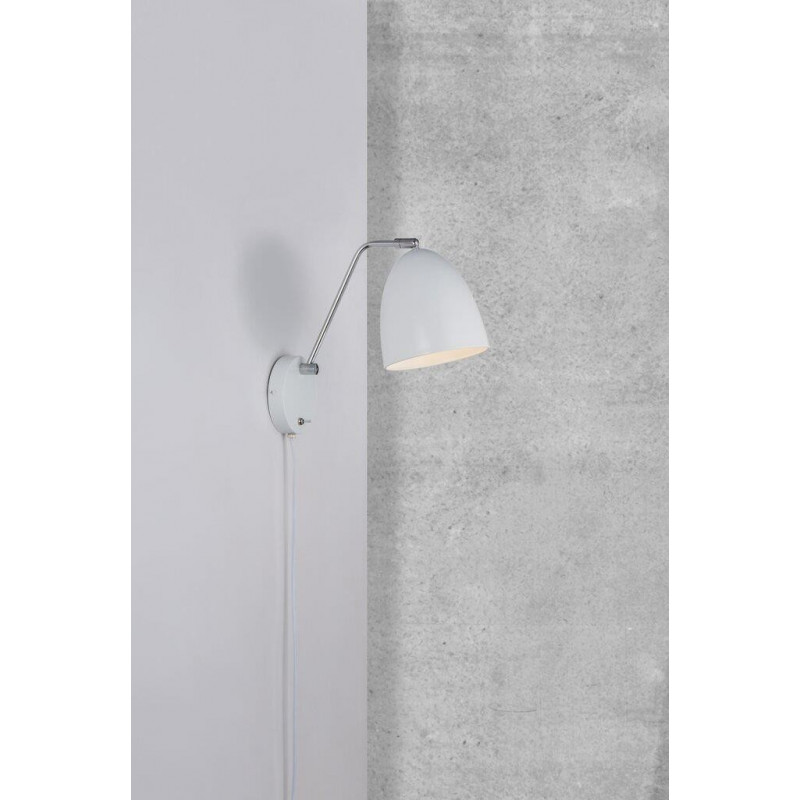 Wall lamp Alexander E27 15W white 48621001 Nordlux