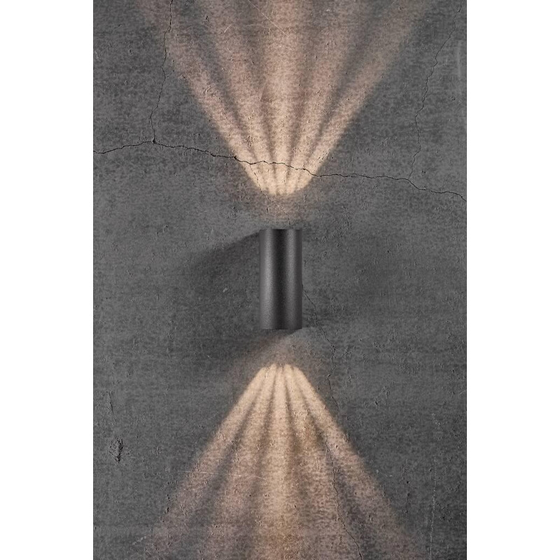 Wall lamp ASBOL 2X6,5W LED IP44 black 84971003 Nordlux