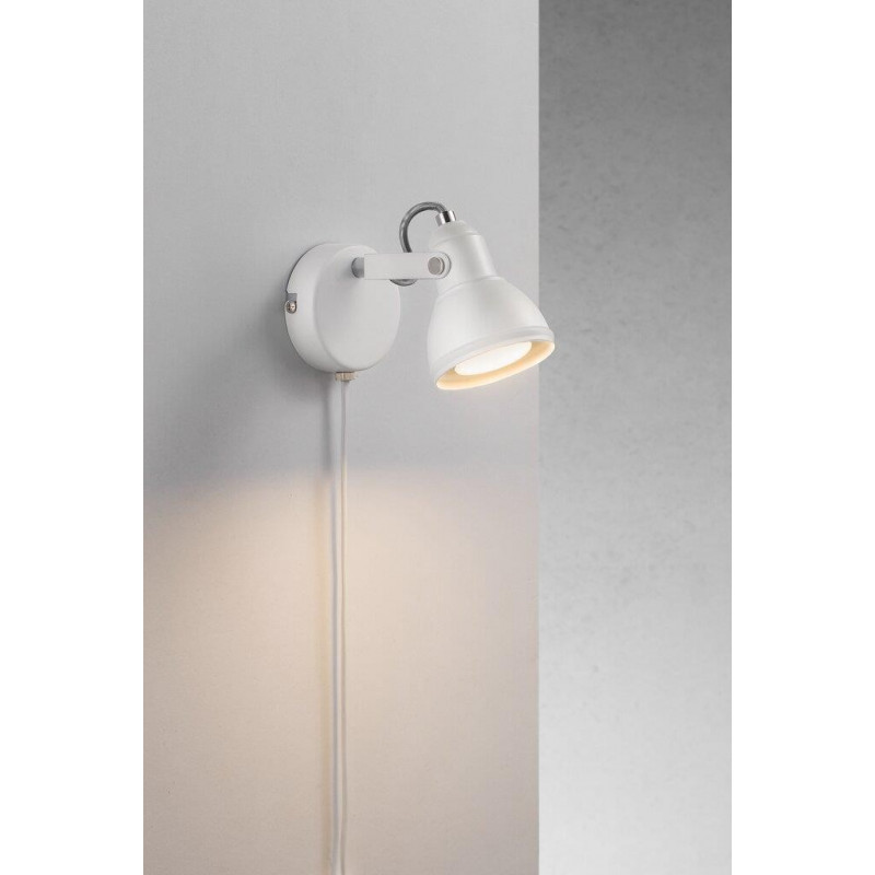 Wall lamp ASLAK 35W GU10 white 45721001 Nordlux