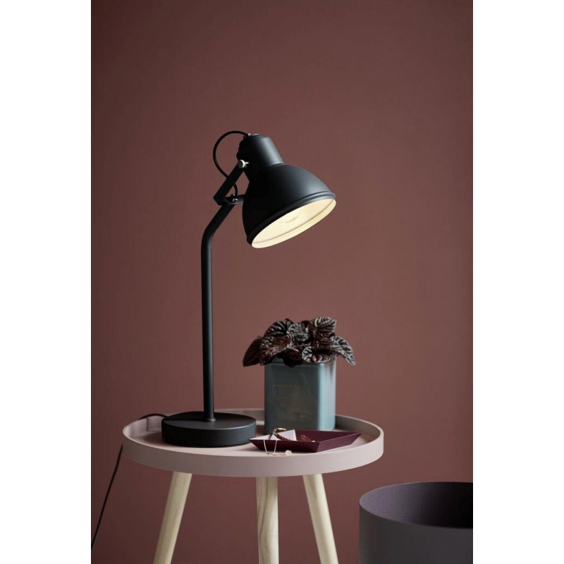 Desk / table lamp ASLAK BORD E27 15W black 46685003 Nordlux