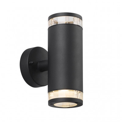 Wall lamp BIRK DBL 2x28W GU10 IP44 black 45501003 Nordlux