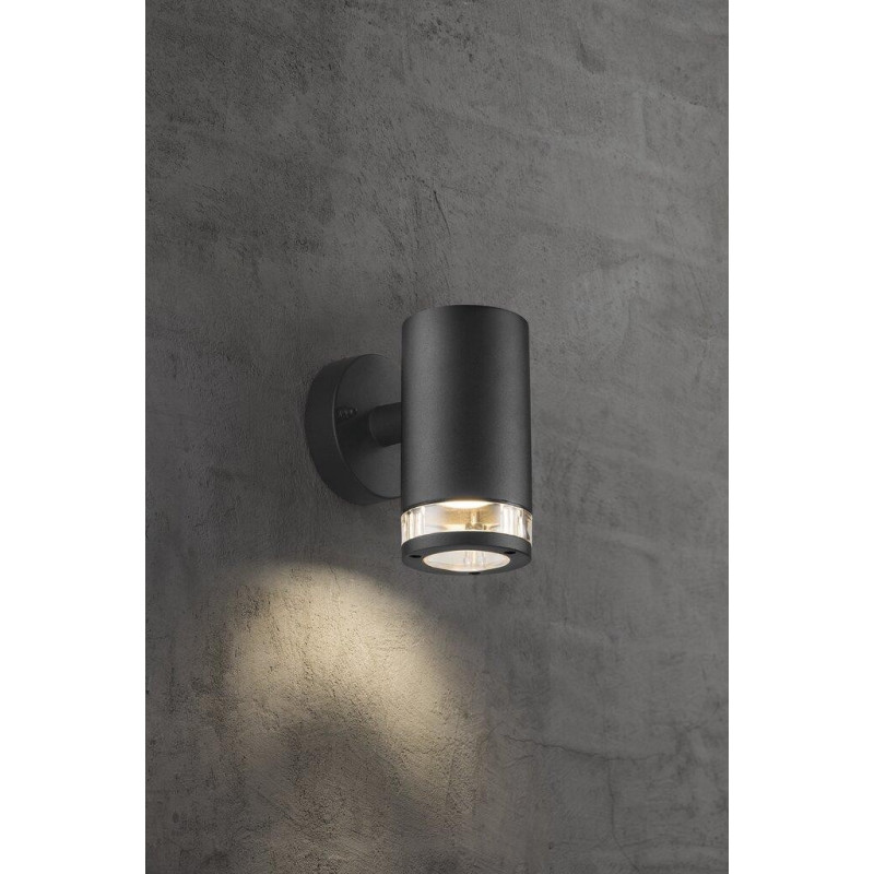 Wall lamp BIRK DBL 28W GU10 IP44 black 45521003 Nordlux