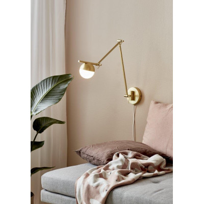 Lampa kinkiet / sufitowa CONTINA 5W G9 mosiądz 5704924001734 Nordlux