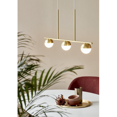 Hanging / ceiling lamp CONTINA 3x5W G9 brass 2010953035 Nordlux