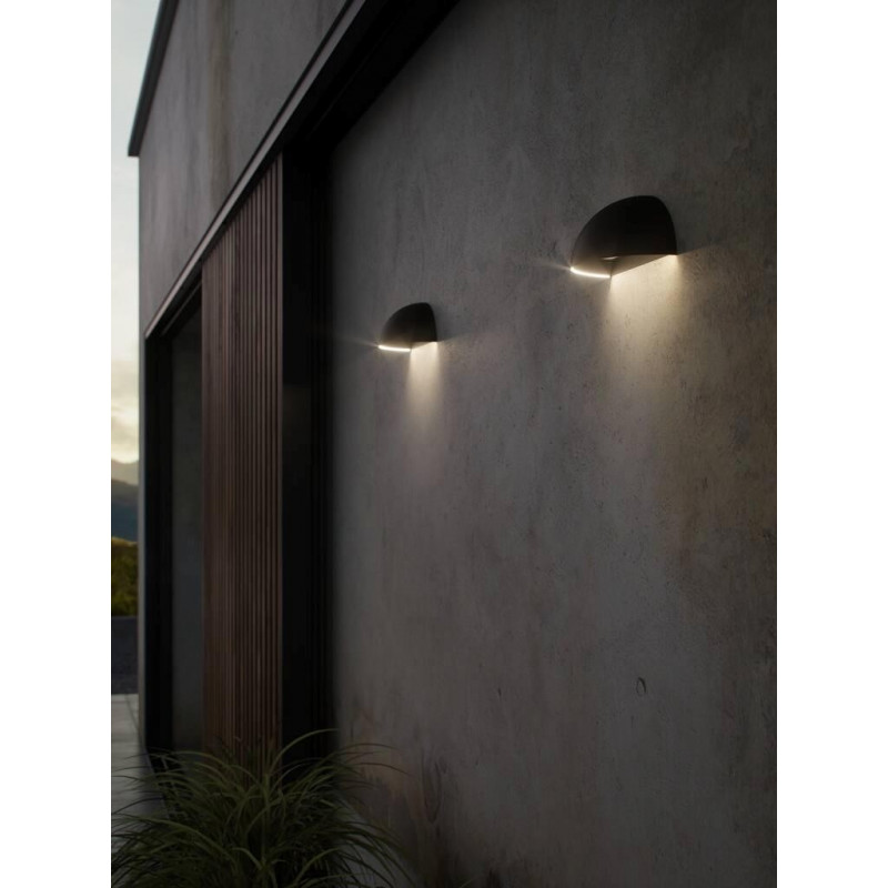 Wall lamp ARCUS 9.5W LED IP54 black 2019001003 Nordlux