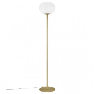 Floor lamp Alton E27 25W gold / white 2010514001 Nordlux