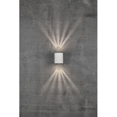 Wall lamp CANTO 2 2X6W LED IP44 white 49701001 Nordlux