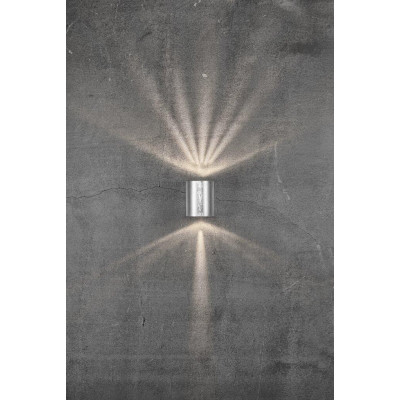 Wall lamp CANTO 2 2X6W LED IP44 galvanized 49701031 Nordlux
