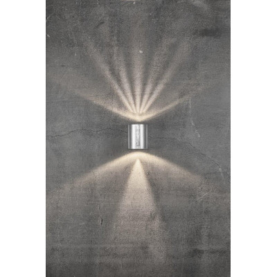 Wall lamp CANTO 2 2X6W LED IP44 galvanized 49701031 Nordlux