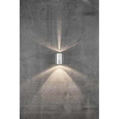 Wall lamp CANTO 2 2X6W LED IP44 galvanized 49701031 Nordlux